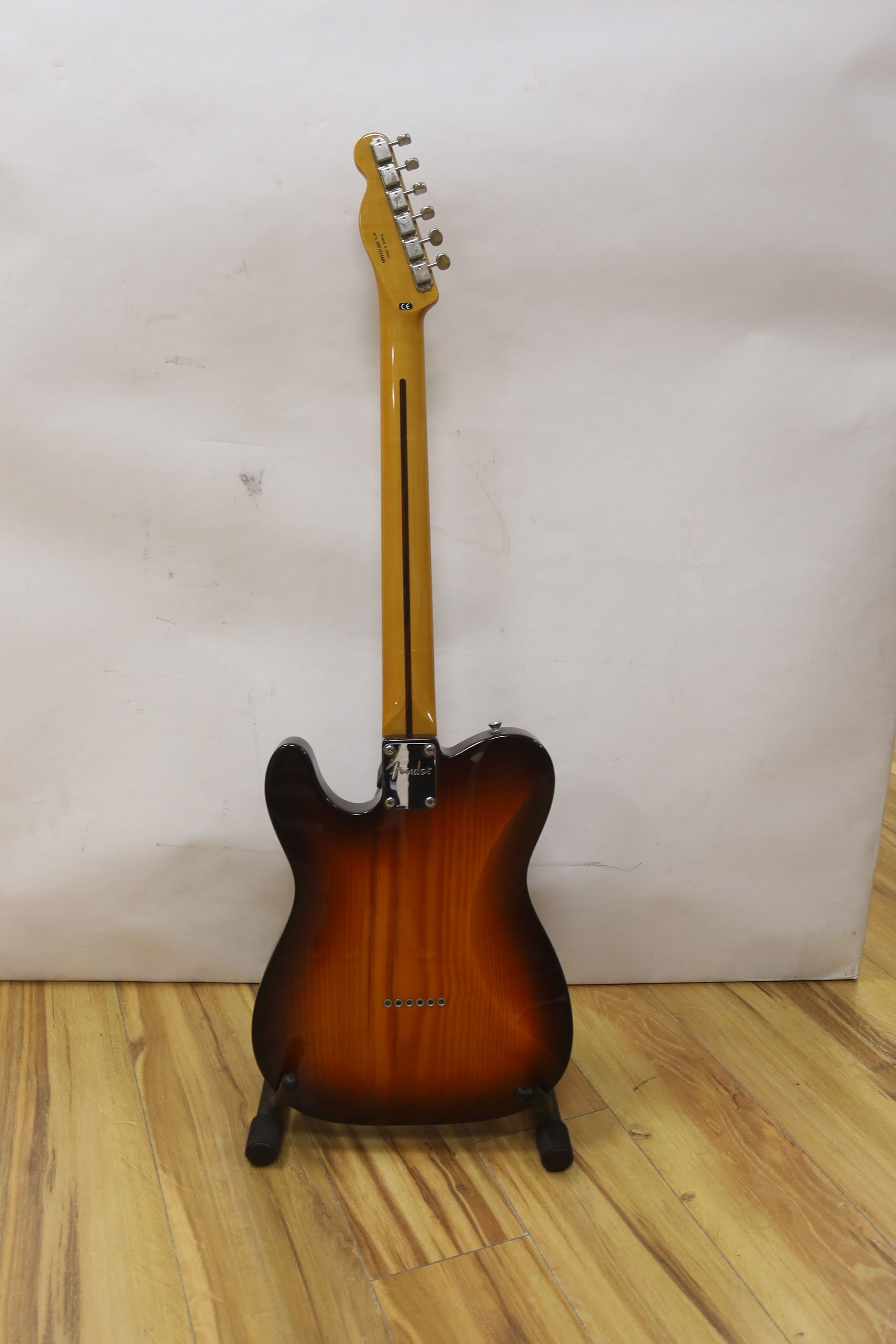 A Fender Telecaster guitar. Serial number CGF1314464